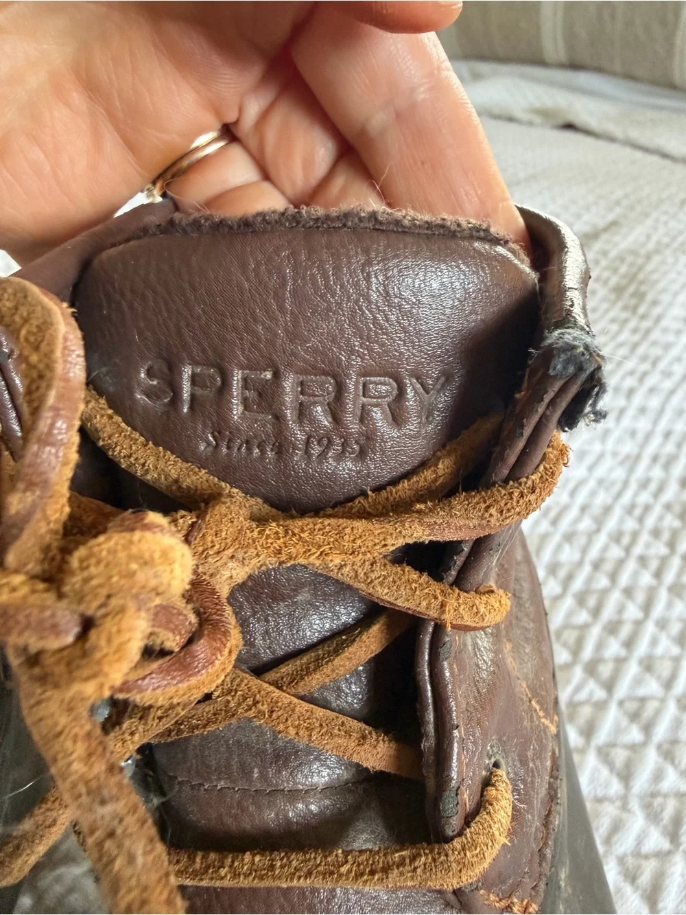 Sperry Kids Brown and Black Duck Boots